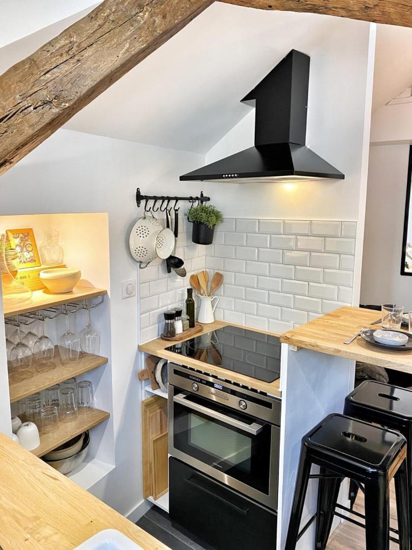 Le Repere Des Sommeliers - Sejour A Auxerre Apartment Exterior foto