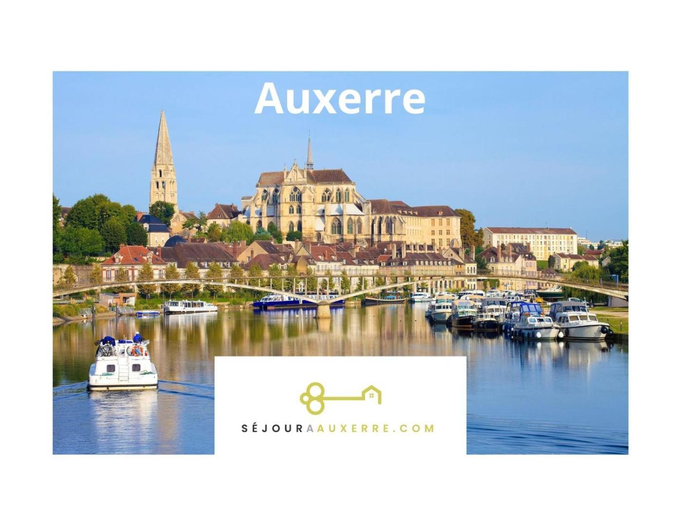 Le Repere Des Sommeliers - Sejour A Auxerre Apartment Exterior foto